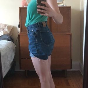 Vintage Lee cutoff denim shorts